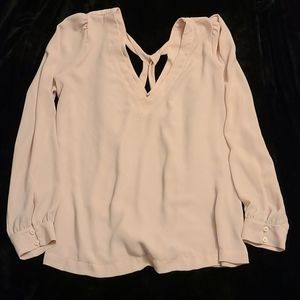 Light Pink Sheer Loft Blouse